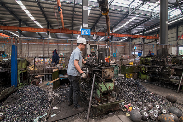 许昌网架配件-螺栓球加工车间